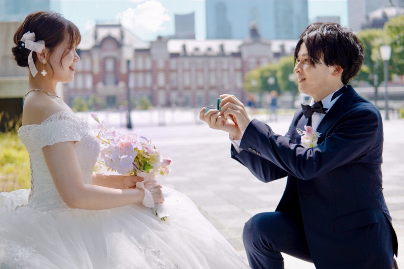 ロマンチックなプロポーズシーン