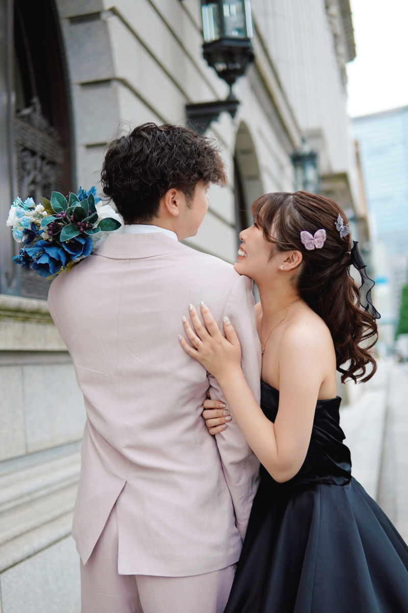 パピヨン×ブラックドレス♡