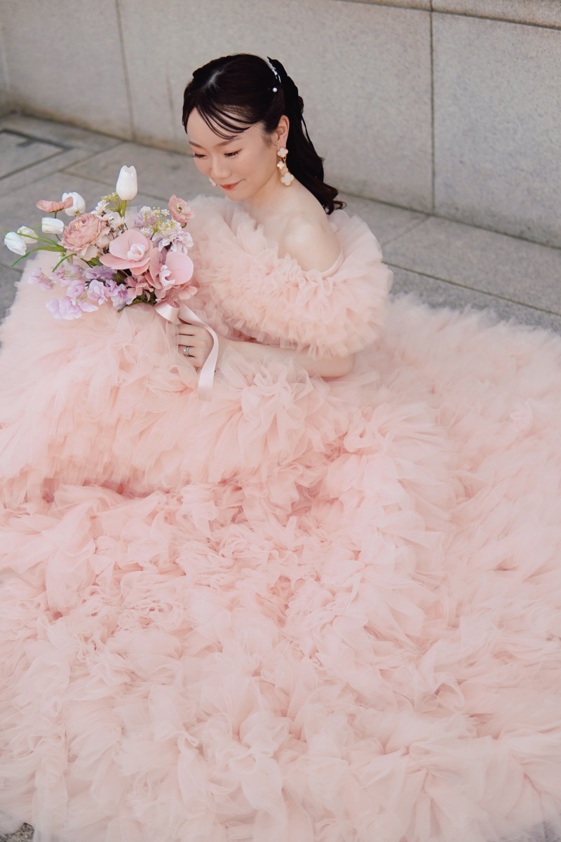 ふわふわもこもこドレス