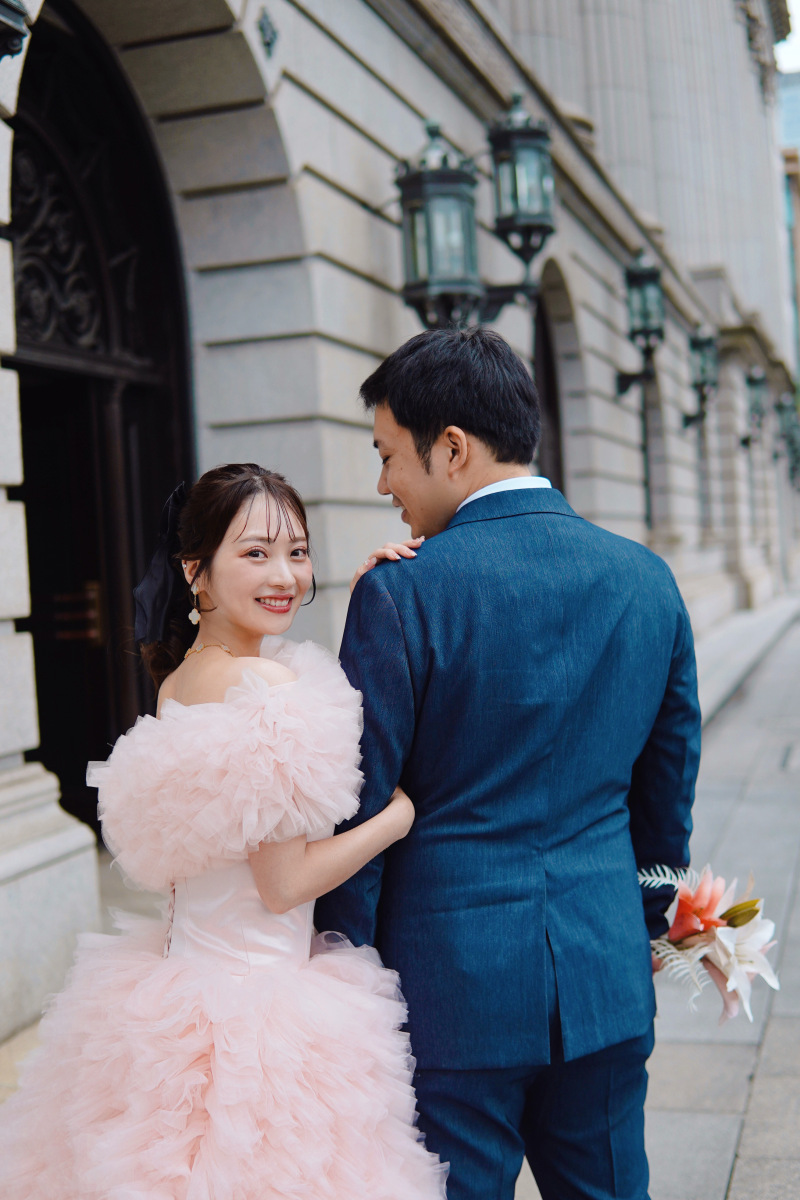 新婦様の振り向きショット