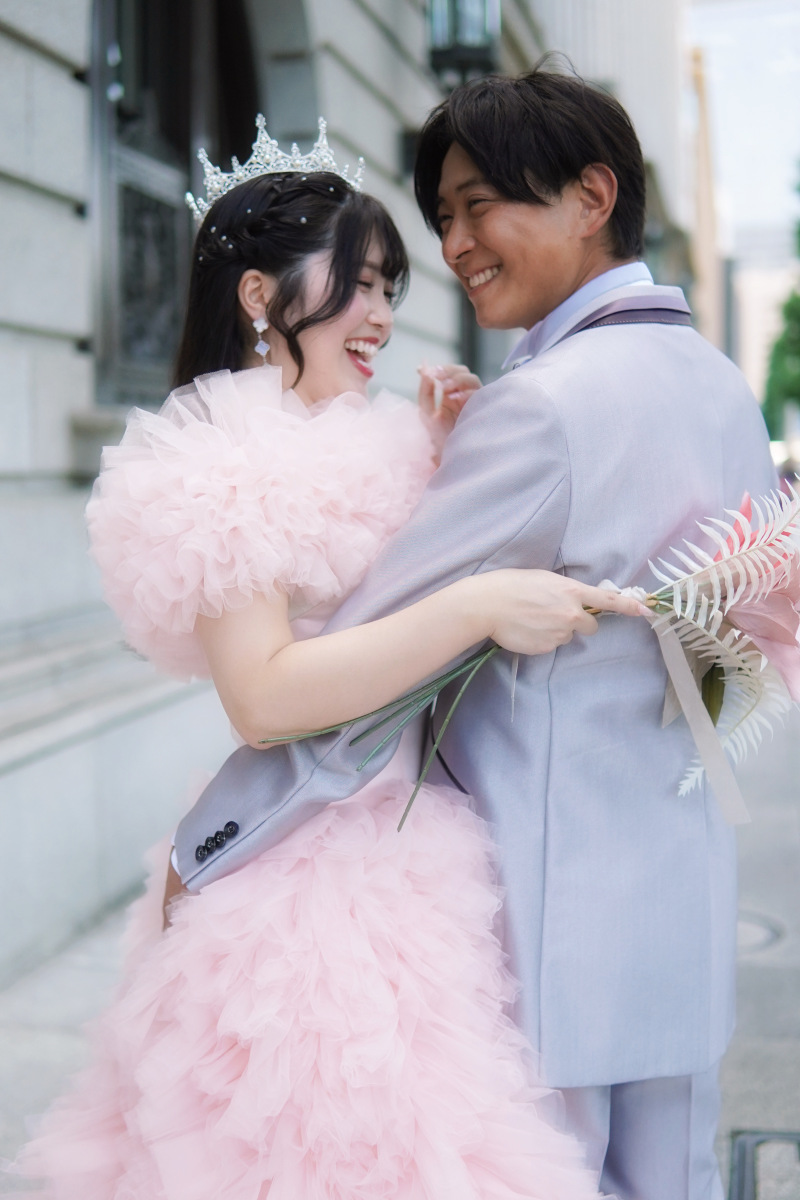 お二人の自然な笑顔を引き出します