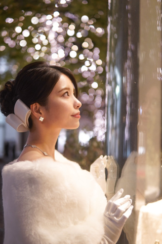 ウェディンググローブ・ベール