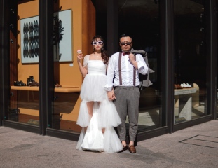 おしゃれでフォトジェニックなウェディングフォト♡