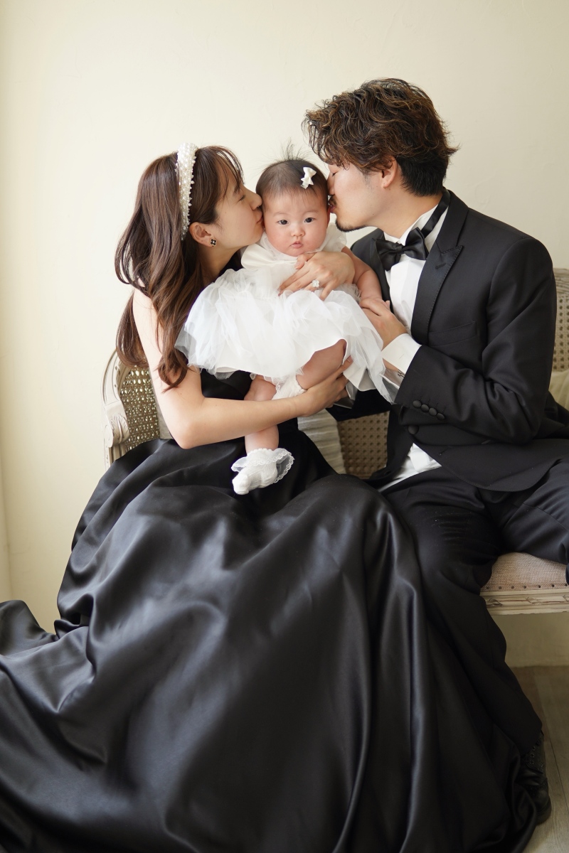 お子様とのファミリーフォトも♡