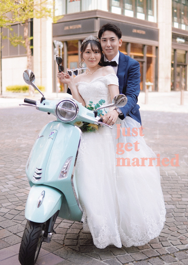 <ローマの休日風フォト>25ans wedding掲載♡まるで映画のワンシーン 全データ80カット+レタッチデータ20カット