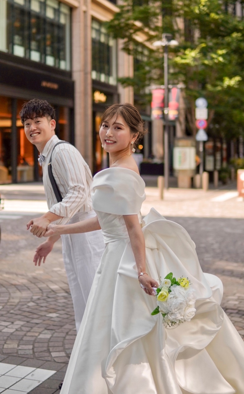 ヴァンクリーフのジュエリーをつけて丸の内ロケーション・全データ100カット+レタッチデータ30カット・ウェルカムボード*