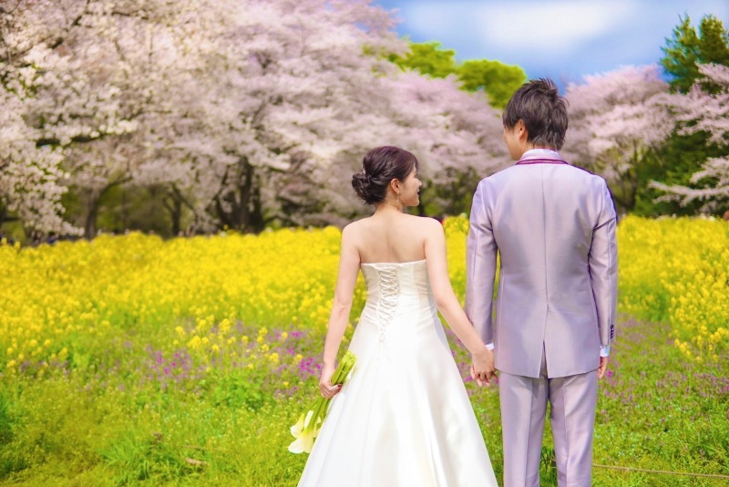自然で撮るナチュラルウェディング〜公園での撮影・全データ30カット・10レタッチデータ