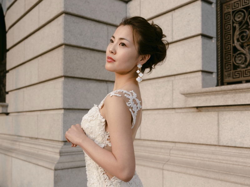 vancleefをまとうソロウェディング ドレス1着プラン 2スポット 全データ+レタッチ20カット