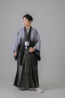 グレーグラデーション×ダイヤ