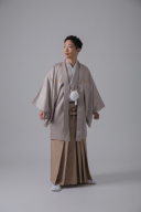 ベージュ×ベージュ無地