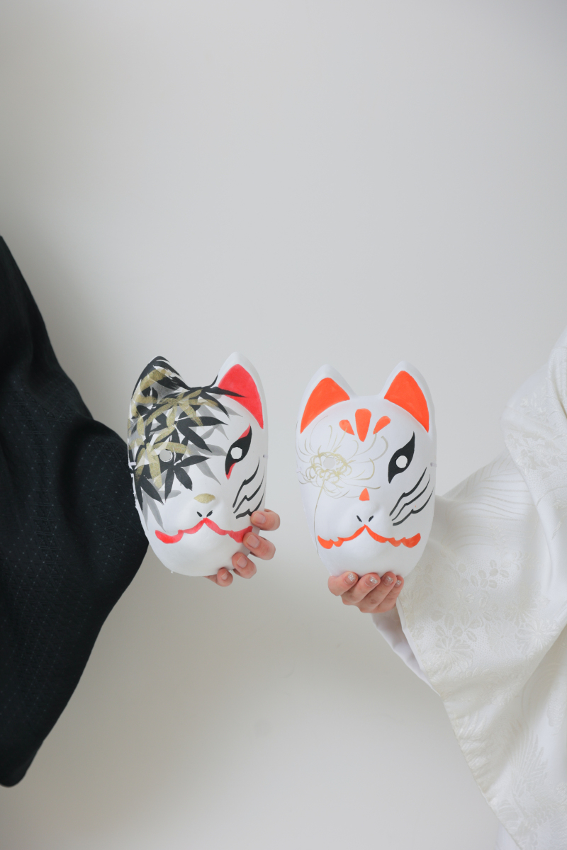 こちらのお面はなんと！