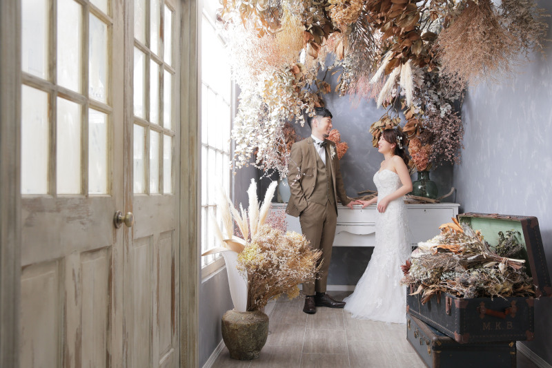 スタジオの奥行きをいかして。