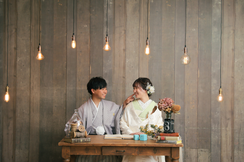 アンティークな背景で