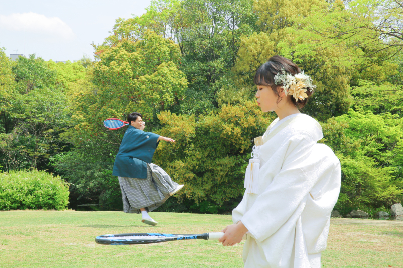 テニスラケット！