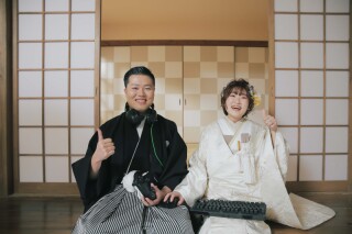 和装撮影からのお散歩撮影