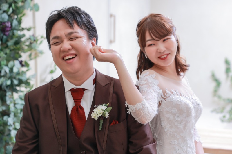 ちょっとふざけて