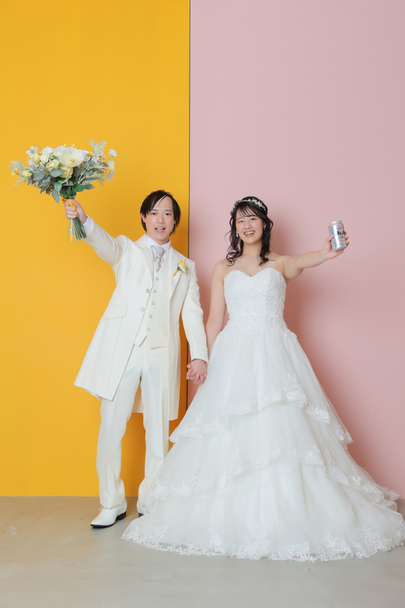 ビールとブーケ ❤︎