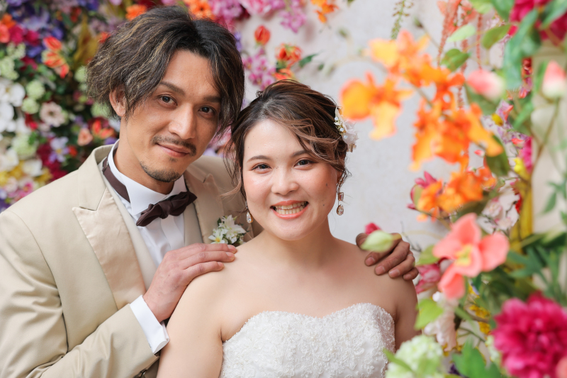 おふたりの寄り添いも