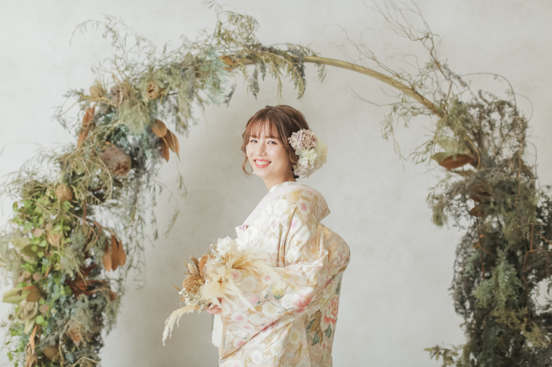 ドライフラワーのブーケ