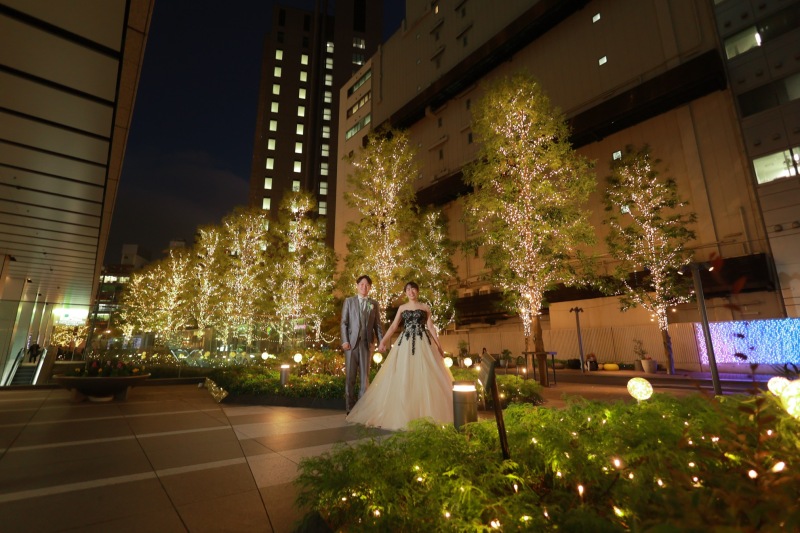 イルミネーションで