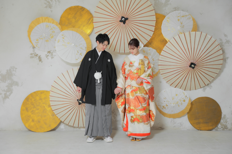 カジュアルな傘の背景