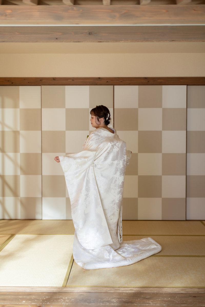 新婦様の後ろ姿!