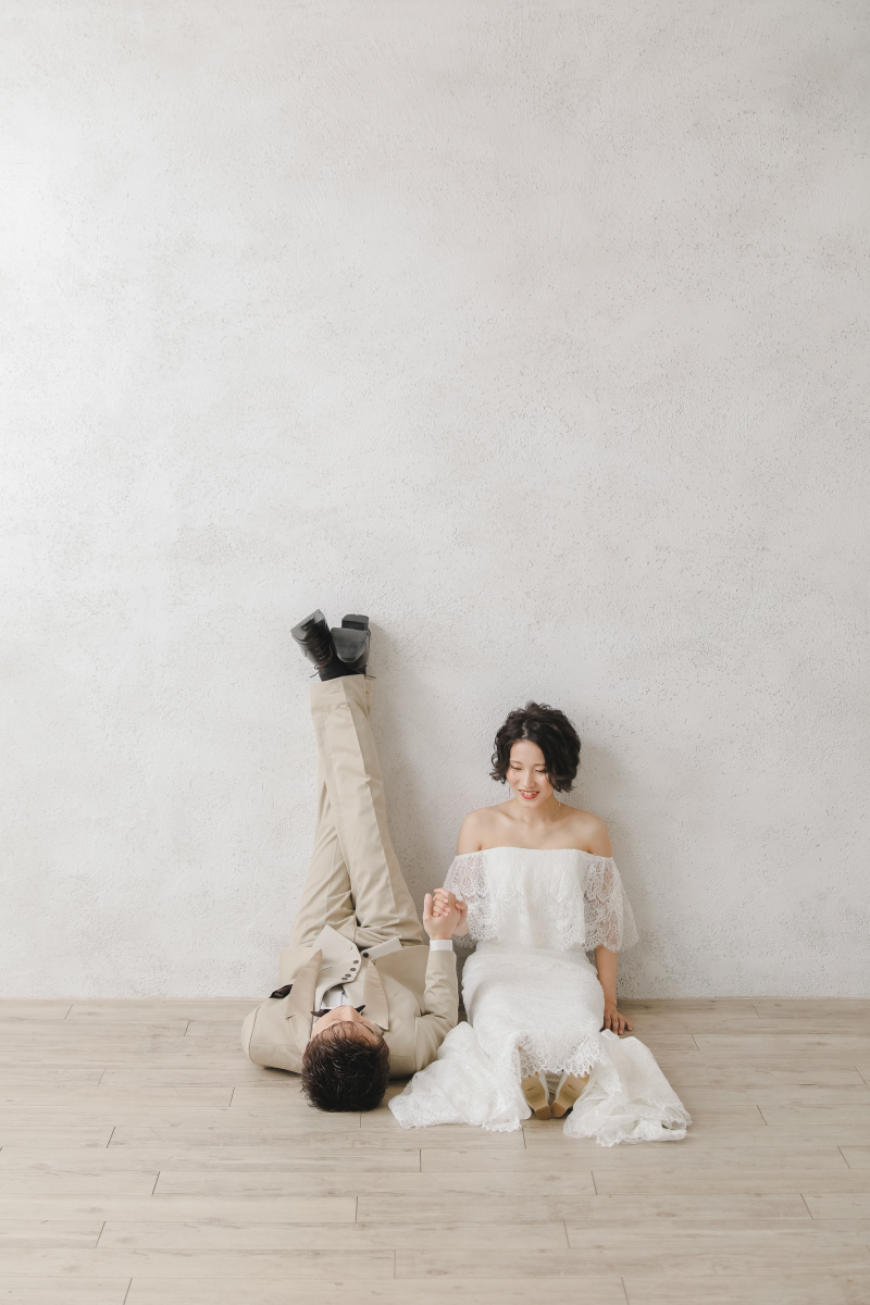 少し変わったポージングも