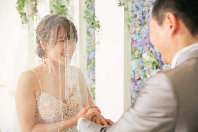 指輪交換では…