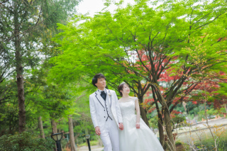 公園での撮影です