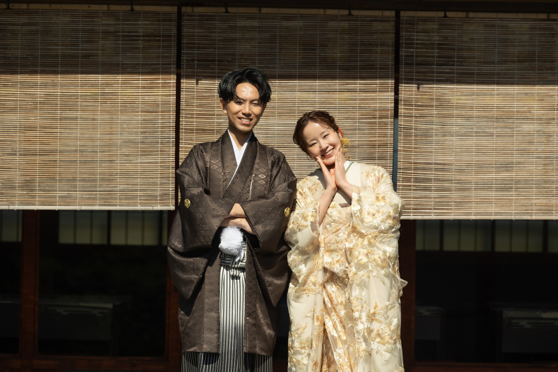 新婦様の可愛らしい表情と