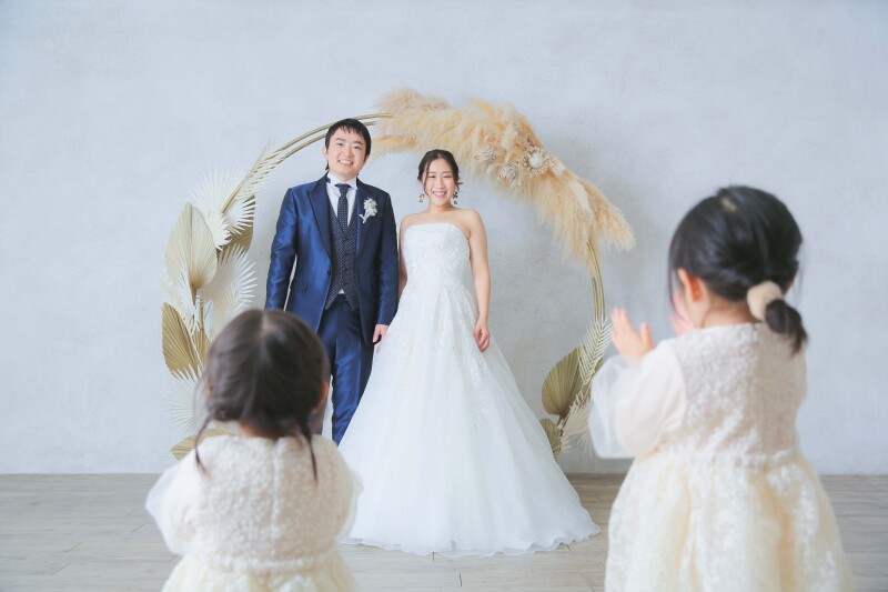 パパとママに拍手