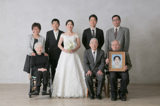 家族とウェディング