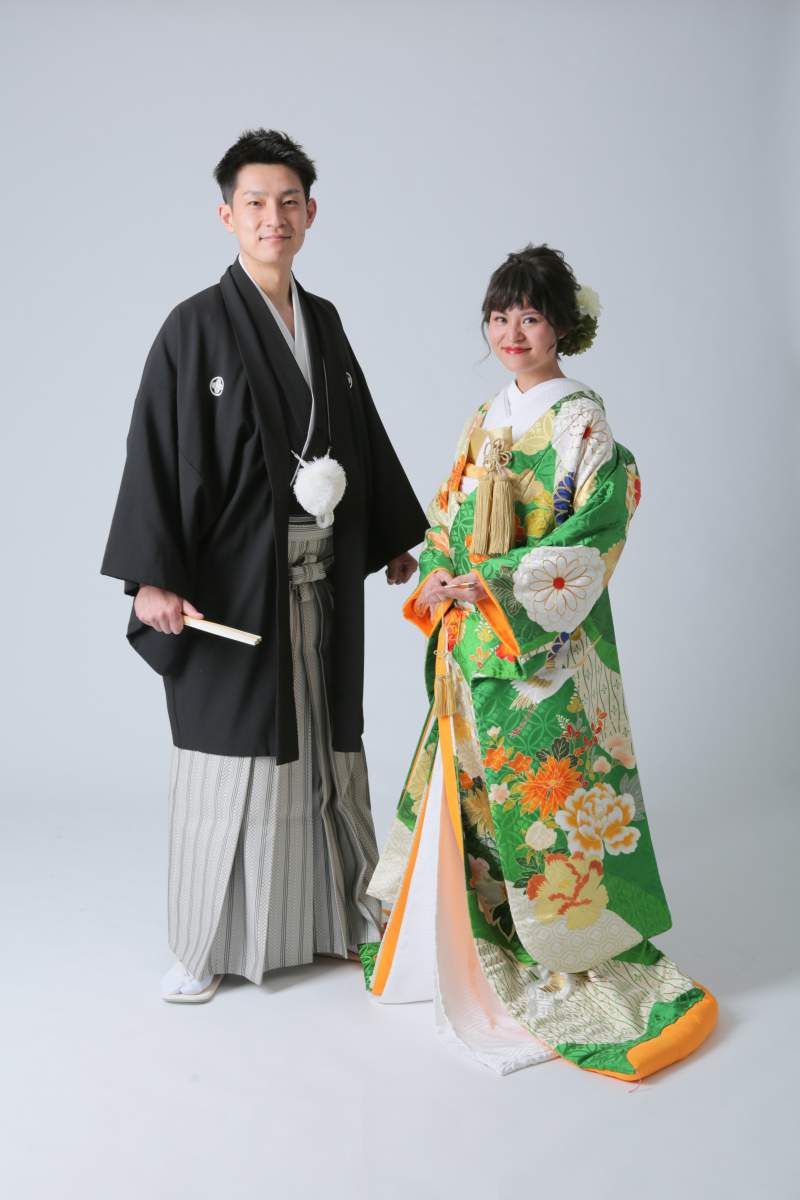 定番の立ち姿で