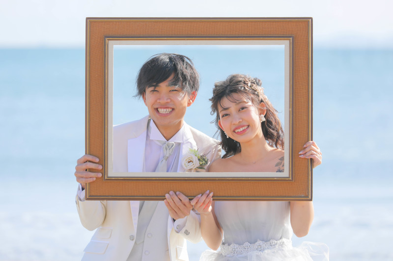 額縁に入って可愛くオシャレに