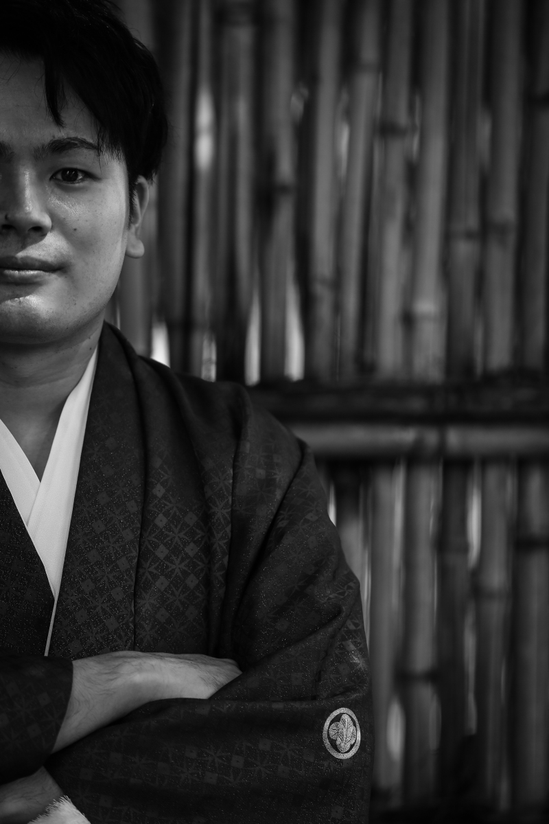 モノクロ×新郎