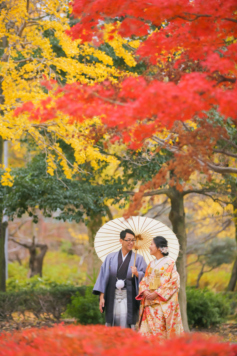 赤と黄色のコラボ