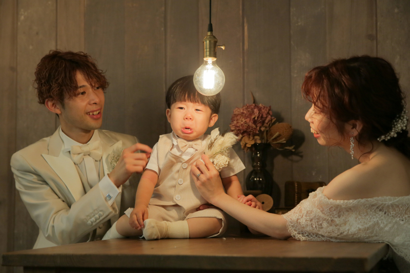 さっきまで笑顔だったのにぃ、、