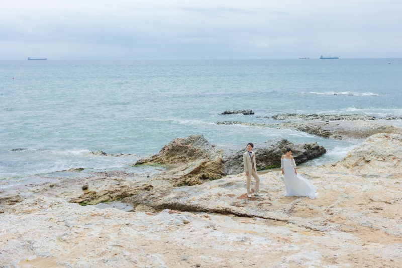 野間灯台にて海撮影!