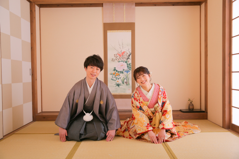 正座ショットも忘れずに◎