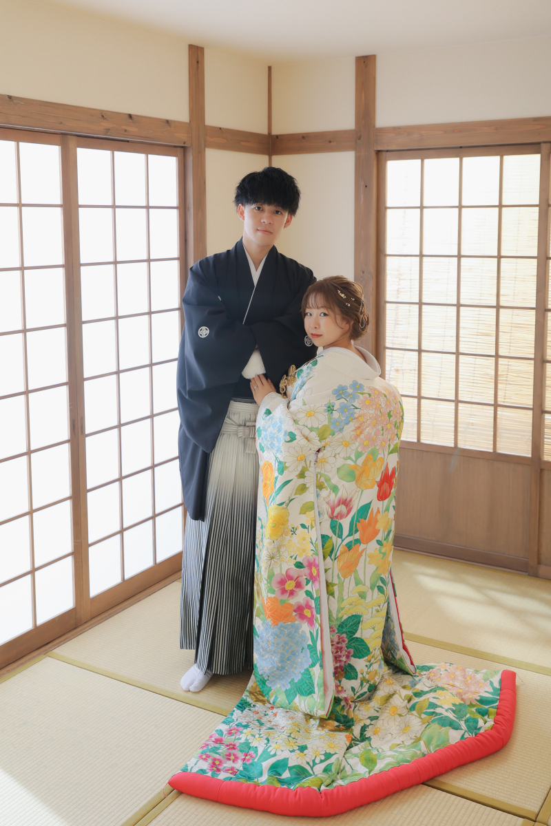 華やかな後ろ姿