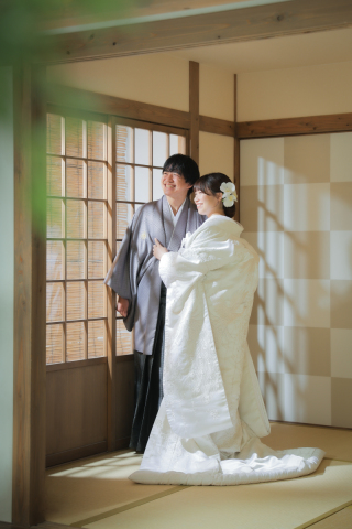 白無垢＆色打掛での撮影