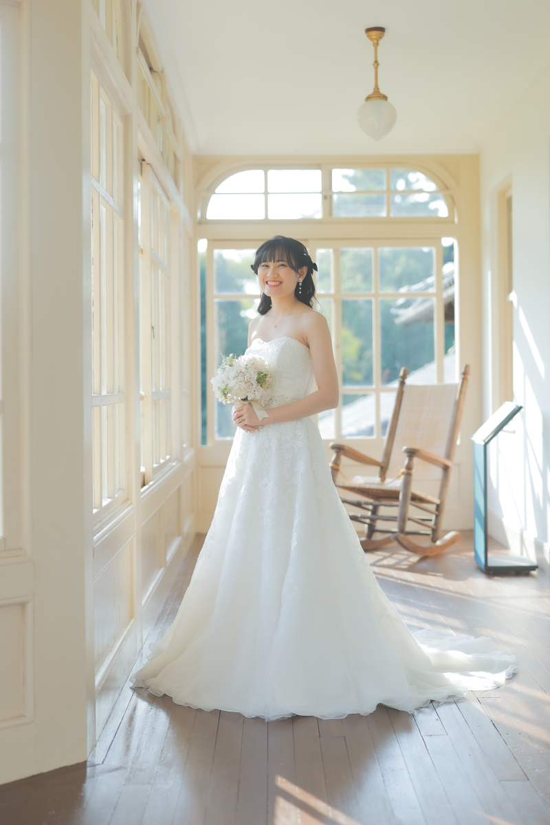 日差しを浴びて