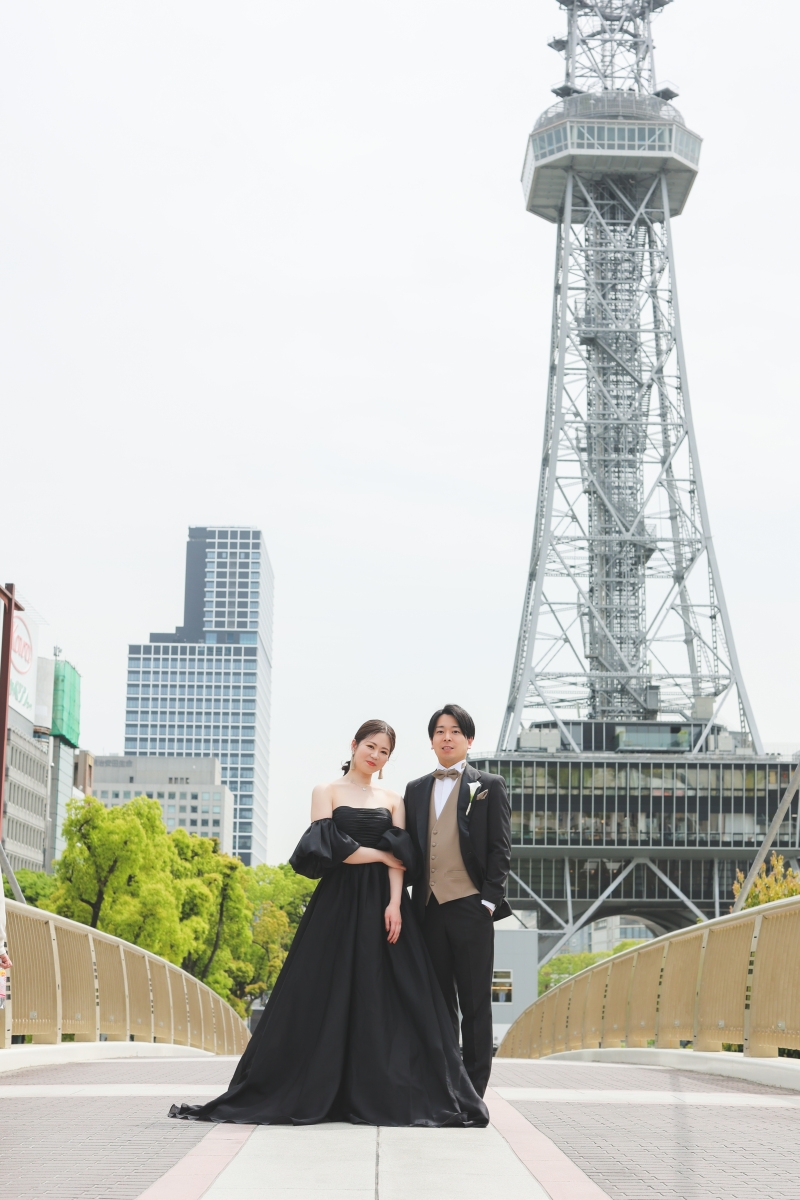 大きな橋の上で。