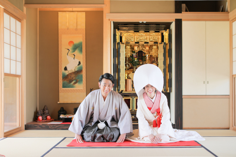 ぺこり正座フォト