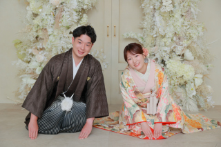 白無垢と色打掛のスタジオ撮影！