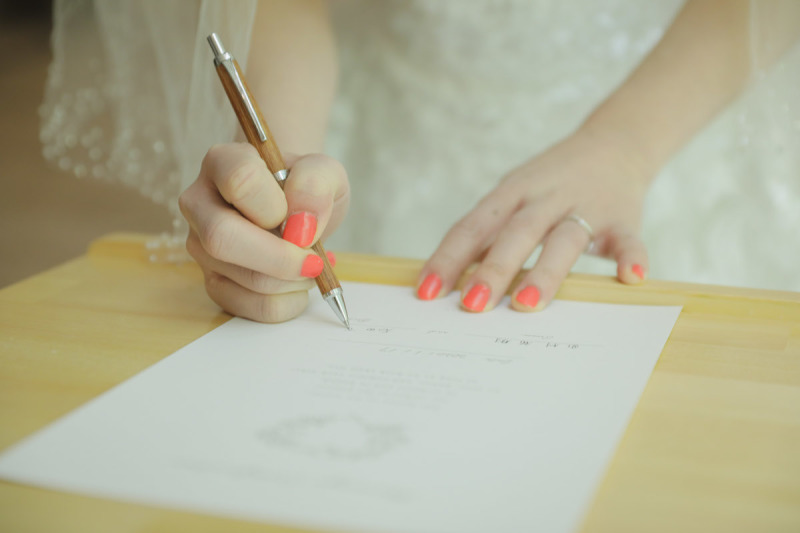 結婚証明書