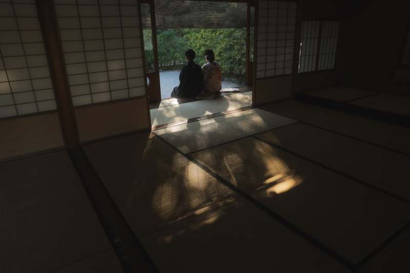 お茶室も使って