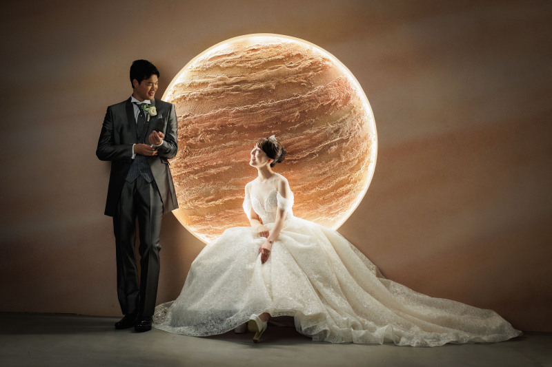 2着のドレスでの撮影