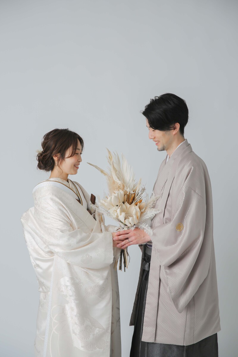 ブーケを一緒に