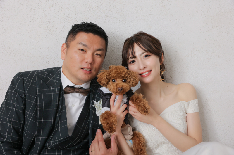 ラストは3人揃って家族写真